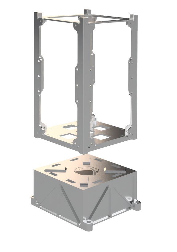 Container and Lock, exploded view