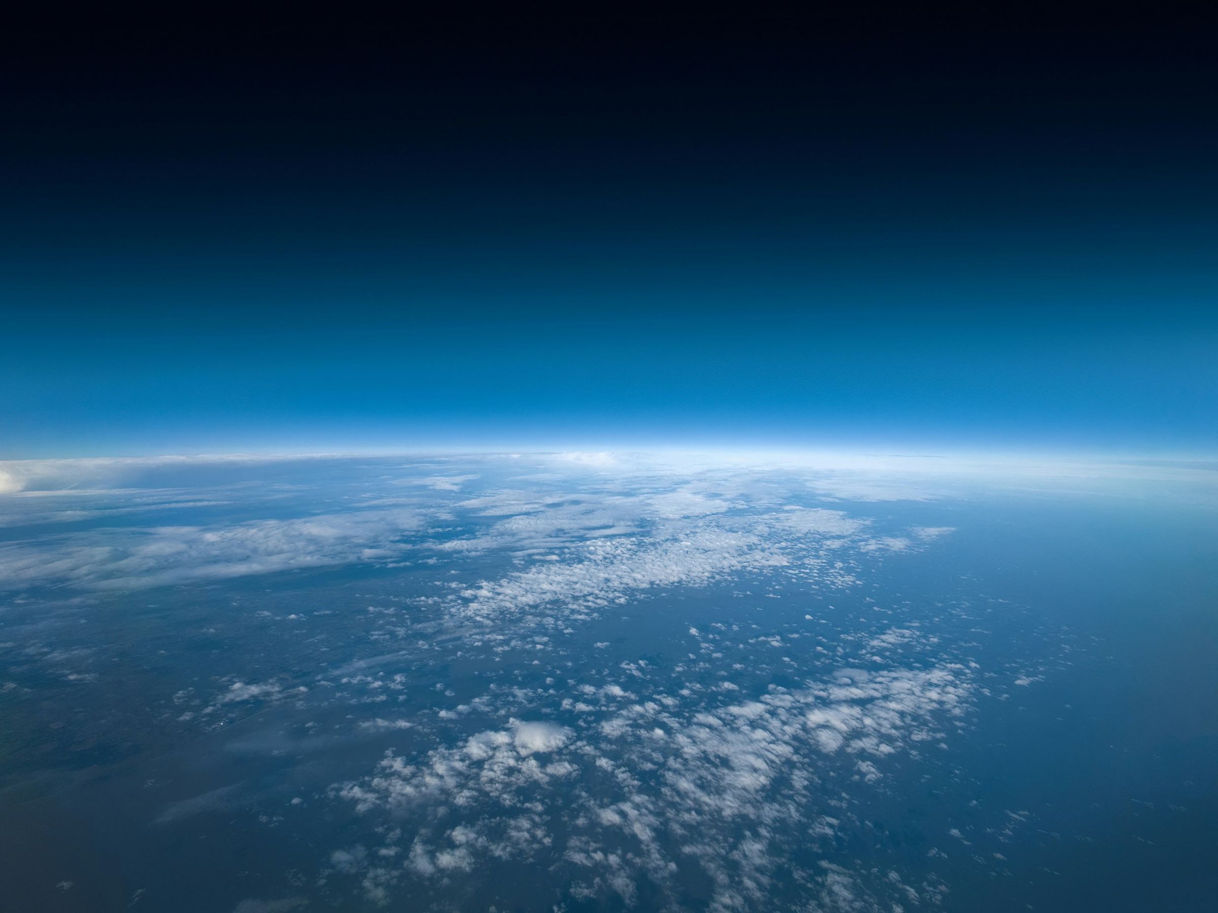 Earth seen from orbit